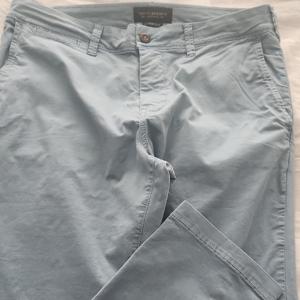 American Eagle Outfitters Blue Extreme Flex Chinos 32x32
